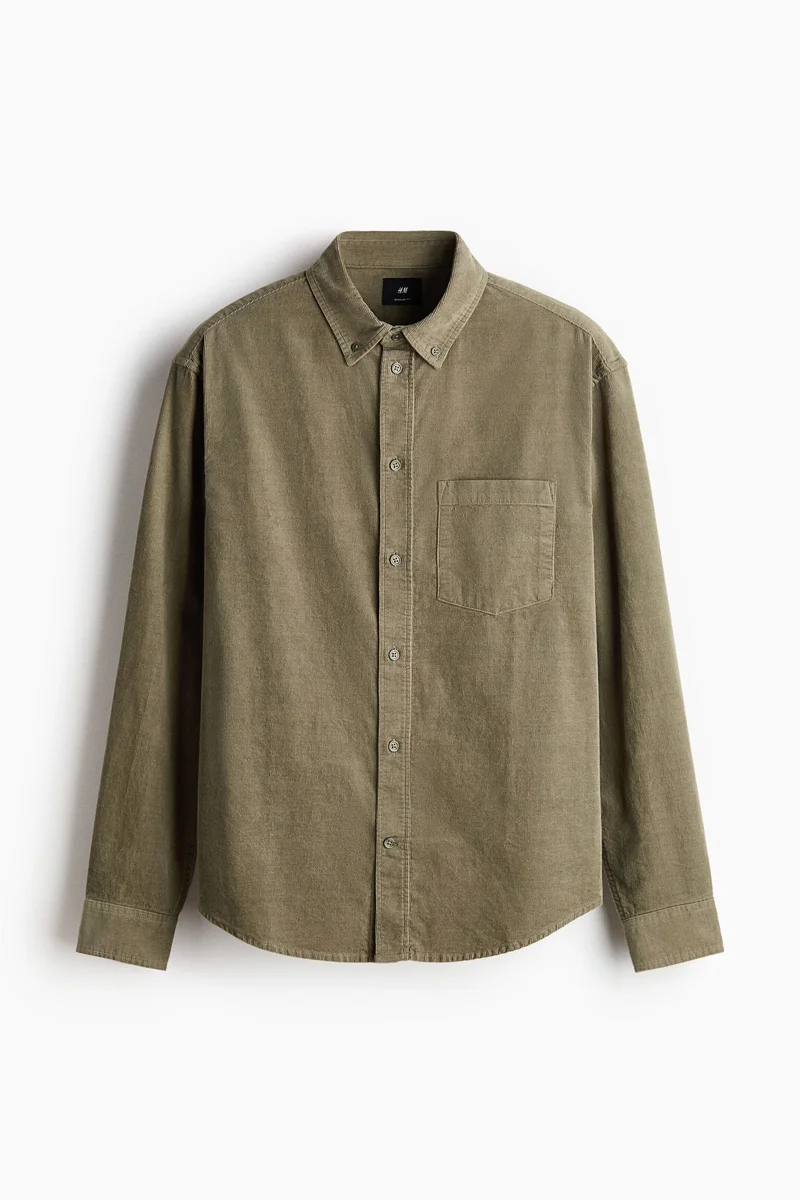 H&M Regular Fit Corduroy shirt