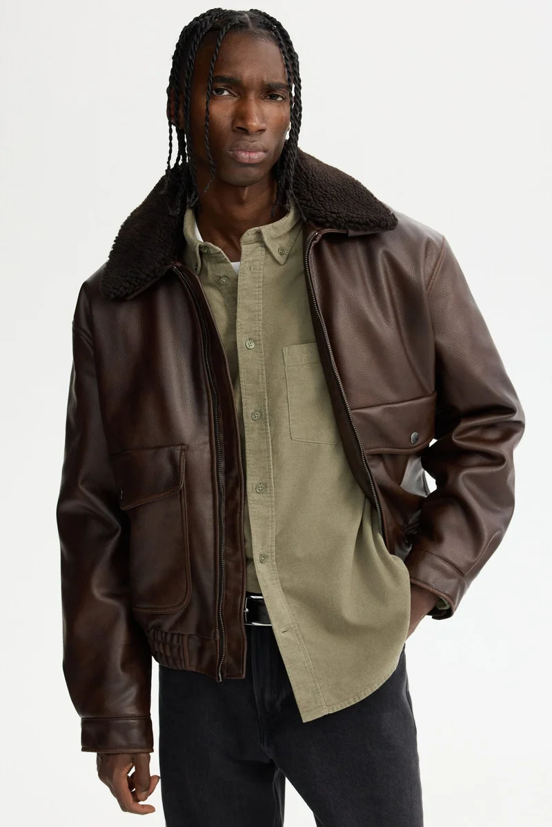 H&M Regular Fit Corduroy shirt