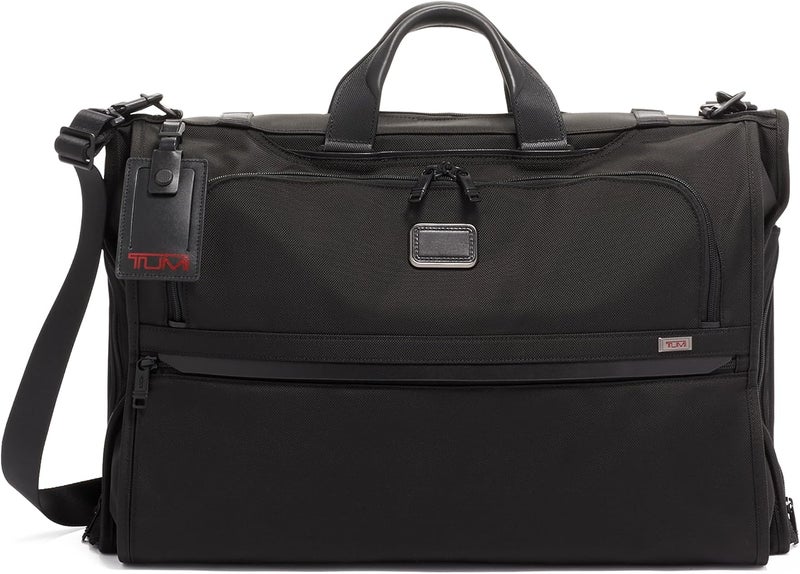 Tumi Men's Alpha Garment Tri Fold Carry on Bag, Black - Image 1