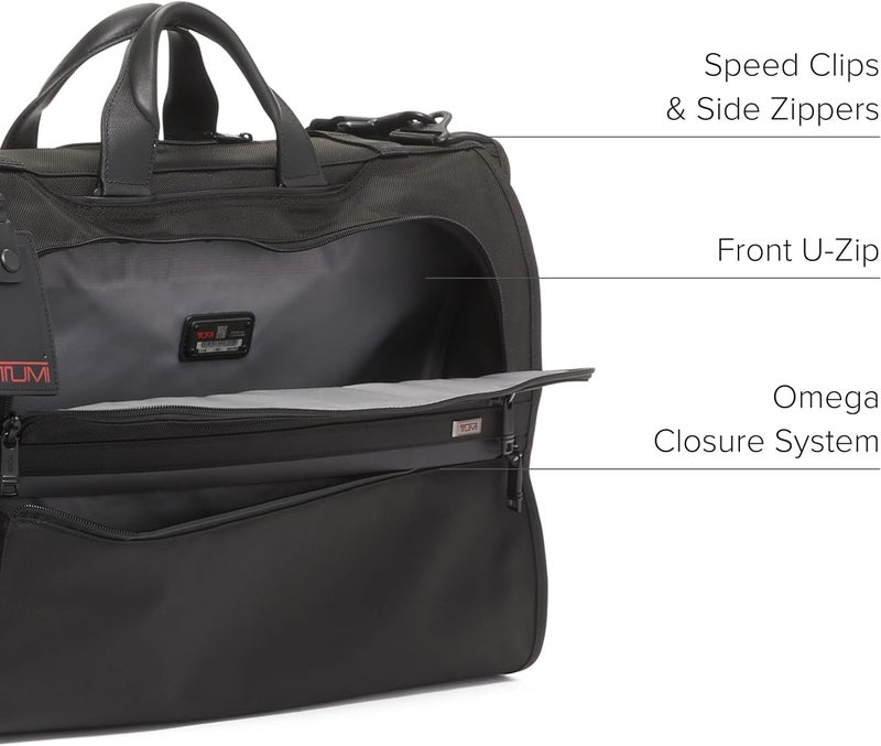 Tumi Men's Alpha Garment Tri Fold Carry on Bag, Black - Image 4