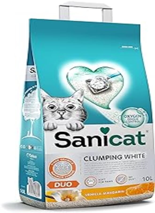 Sanicat SANICAT CLUMPING WHITE DUO 10 L 