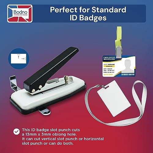 Bodno Hand held ID Card Slot Punch (Works with All PVC Cards and ID Card Printers) - Image 2