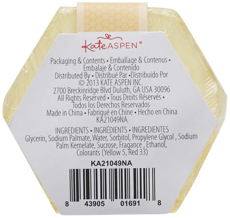 Kate Aspen Sweet Honey & Fresh Flower Scented Honeycomb Soap Baby Shower Favor, Mommy to Bee, 1 Count - Image 5