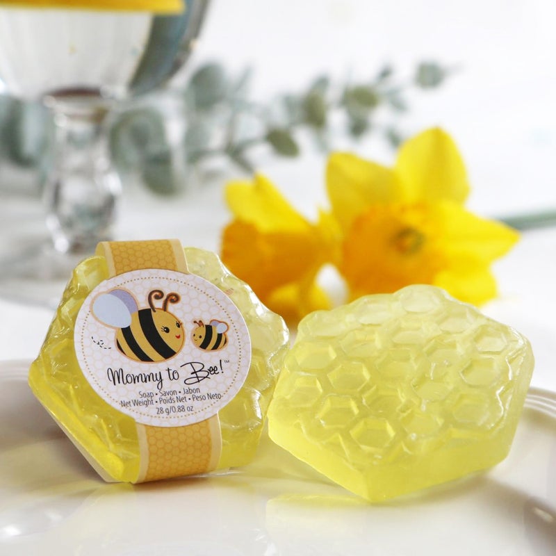 Kate Aspen Sweet Honey & Fresh Flower Scented Honeycomb Soap Baby Shower Favor, Mommy to Bee, 1 Count - Image 3