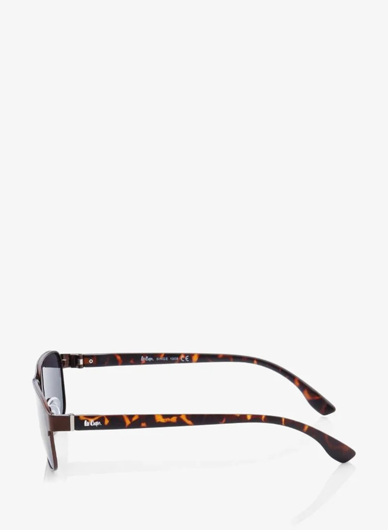Lee Cooper  Men's Polarized Sunglasses Brown Frame Matte Brown Mirror Lens 55mm  - LC1214C03 for Men | Best Price UAE