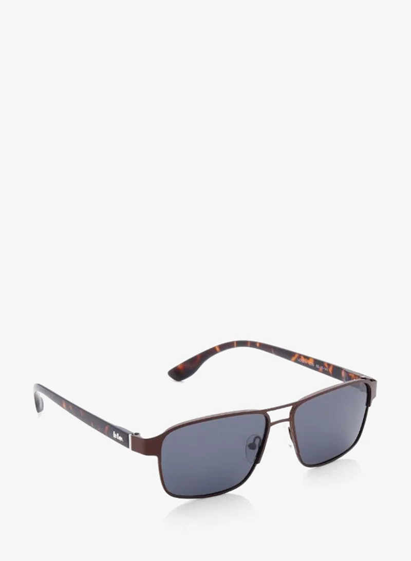 Lee Cooper  Men's Polarized Sunglasses Brown Frame Matte Brown Mirror Lens 55mm  - LC1214C03 for Men | Best Price UAE