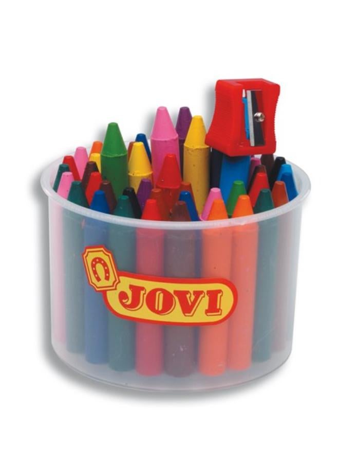 جوفي مجموعة أقلام تلوين شمع جوفيكولور مكونة من 60 قطعة