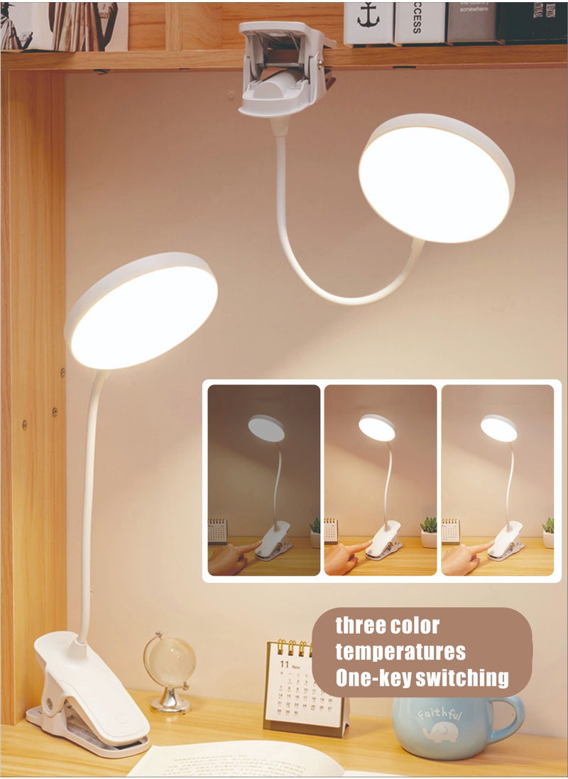 Joyway Clip-on Eye Protection LED Desk Lamp-LED Desk Lamp | Dimmable, USB Rechargeable, Portable | Bedroom Desk Lamp, Office Foldable Multifunctional Reading Night Light, Home | LED Learning Lamp | Desk Lamp  - Image 1