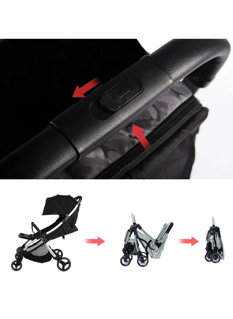 Bumble & Bird Bumble & Bird - Ultra Light Travel Stroller - Black  - Image 3