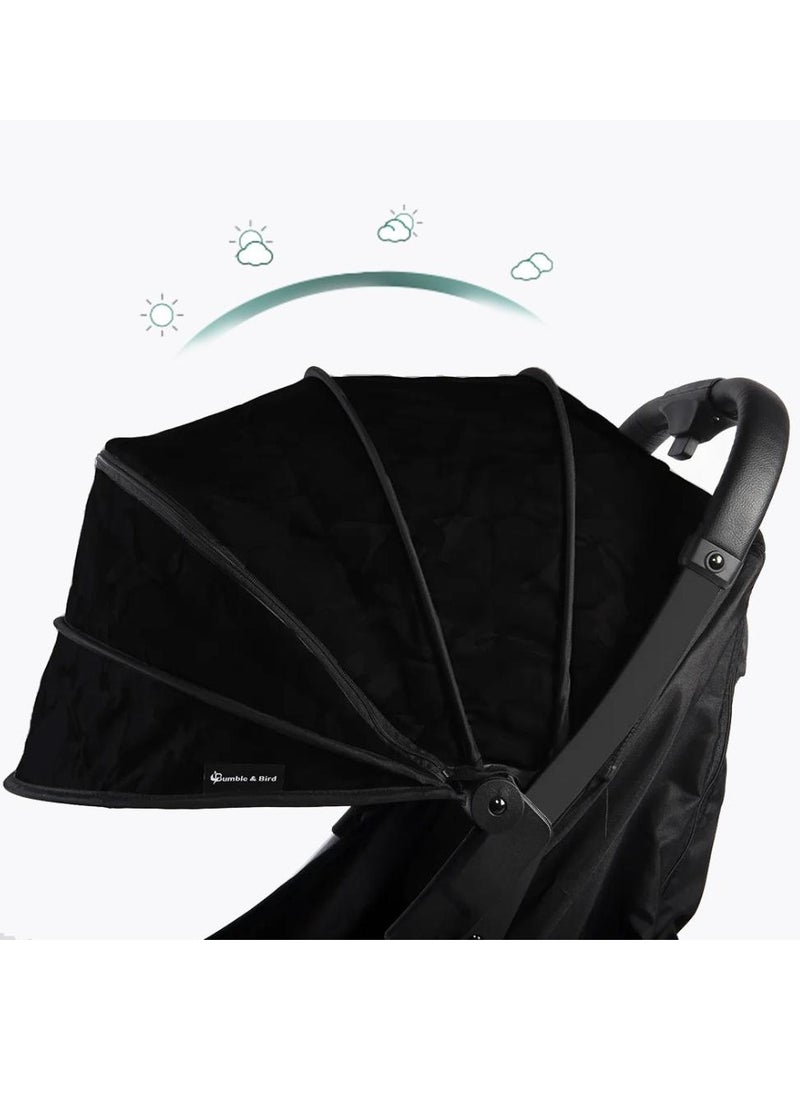 Bumble & Bird Bumble & Bird - Ultra Light Travel Stroller - Black  - Image 5