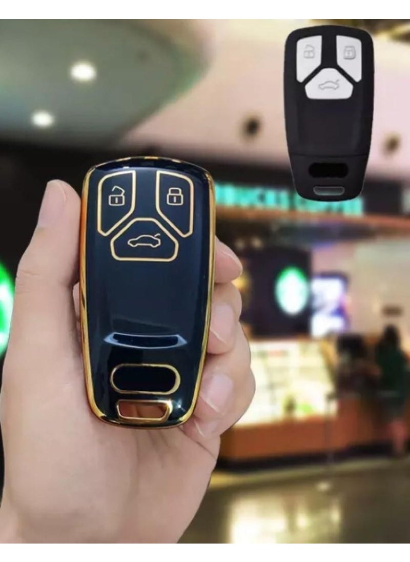 Şenyıldız Aksesuar - Audi A6 A5 Q7 S4 S5 S7 A4 B9 A41 4m 8W Q5 Tt Tts Rs 8s Key Protection Case - Image 1