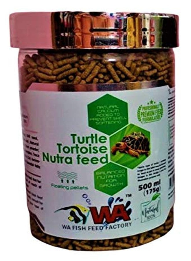 WA Seafood, Shrimp Flavored Turtle Tortoise All Life Stages Nutra Feed, Happy Fins Powder, 500 ml
