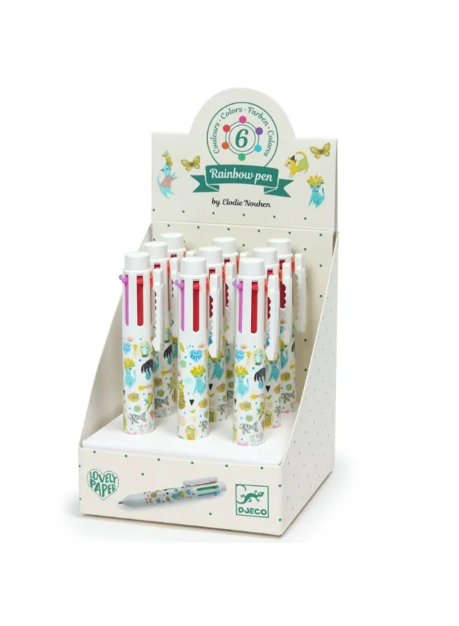 DJECO Stylo 6 Coulwurs Lucille Pens
