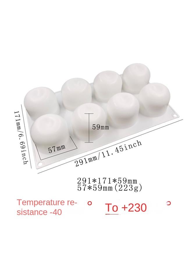 Bluejw Fruit Mousse Silicone Cake Mold DIY Baking Fruit Shape French Chiffon Dessert Mold - Image 4