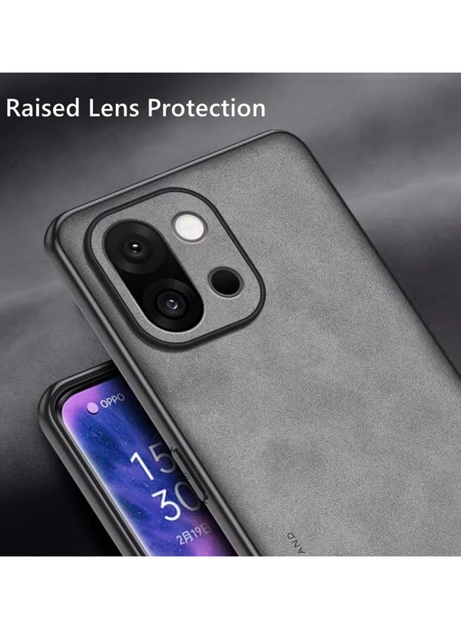 For Oneplus 15 Case， Camera Lens Protection，Imitation Sheepskin Leather Case Matte Bumper ，Military Grade Protection， Premium Texture Shockproof Oneplus 15 5G Cover - Image 4