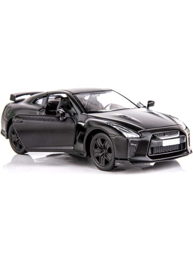 HALAMODO 1:36 Alloy Sports Car Model , Pull-Back Toy Car , Model Car for Kids Boy Girl Gift , Collectible Display ,Black - Image 1