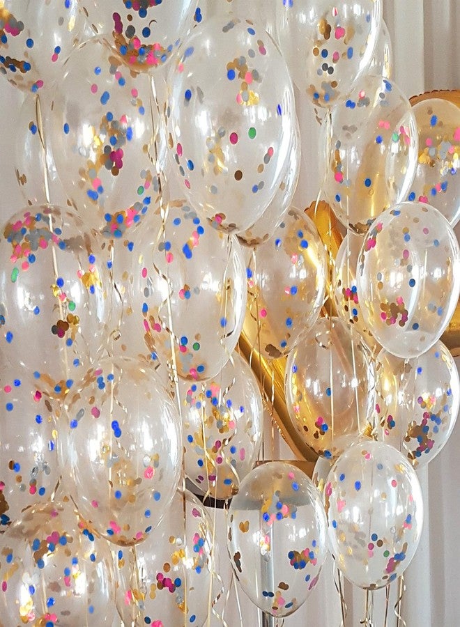 JUST PARTY بالونات قصاصات الورق الملونة من جست بارتي - عبوة من 25 بالونًا (متعددة الألوان) - Image 1