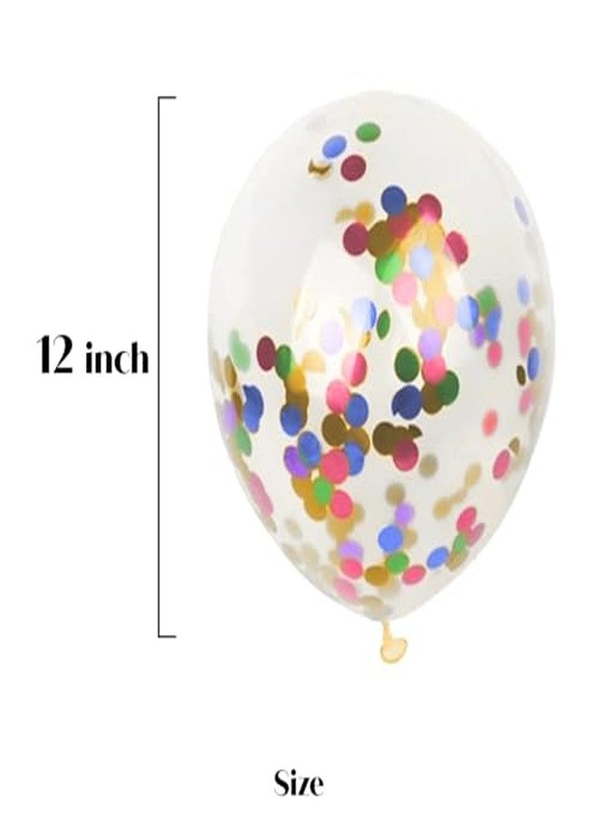 JUST PARTY بالونات قصاصات الورق الملونة من جست بارتي - عبوة من 25 بالونًا (متعددة الألوان) - Image 4