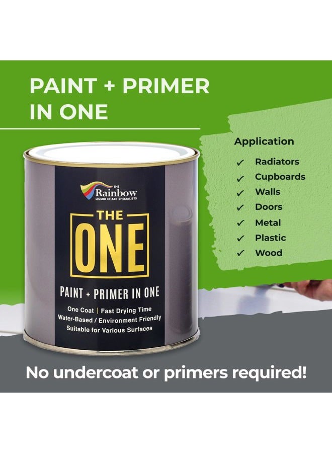 The One Paint Gloss 250ml - Multi Surface Painting Paint - No Undercoat or Primers Required (Dark Grey) - Image 2
