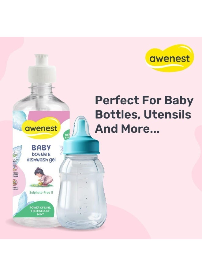 awenest Baby Liquid Cleanser 500 ml,100% Plant-based Natural Bottle Cleaning Gel, Baby Dishwash, Fragrance and Allergen Free, Certified Toxin-free for Bottles, Pump Parts, toys and more, No Sulphates - Image 4