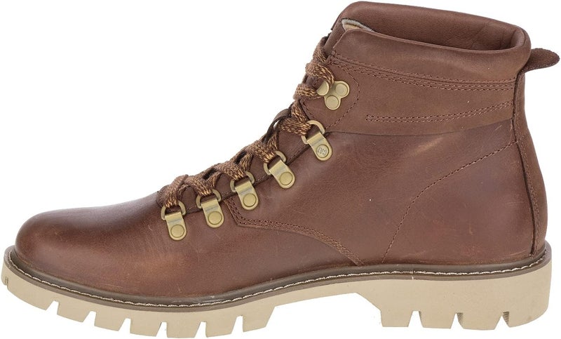 Caterpillar Men's Basis Leather Ankle Boots with Synthetic Rubber Sole - Image 3