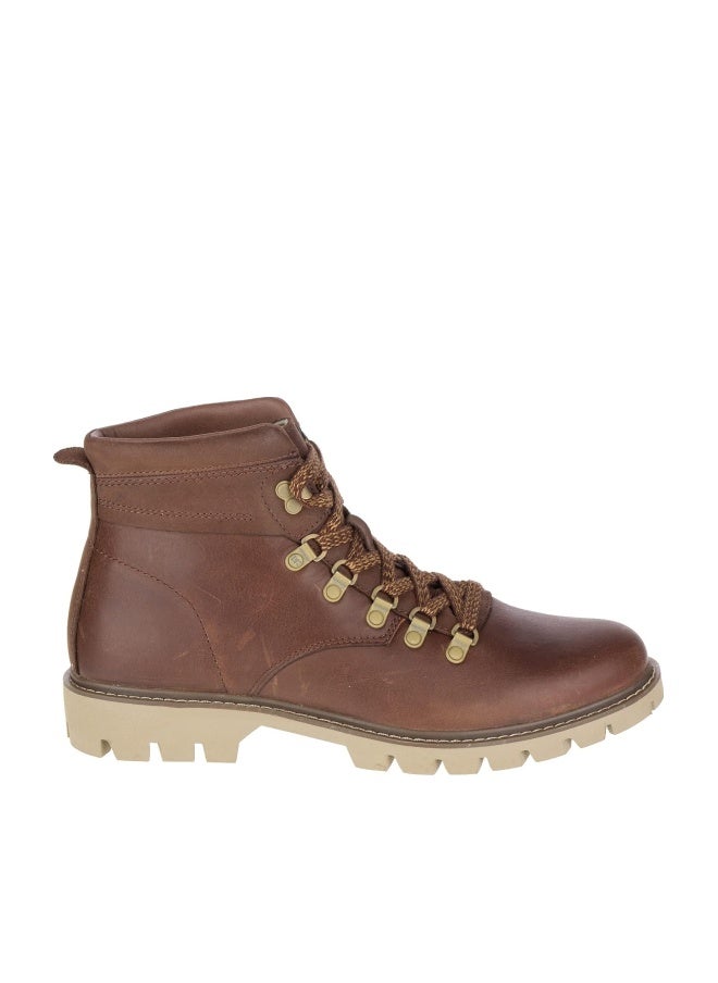 Caterpillar Men's Basis Leather Ankle Boots with Synthetic Rubber Sole - Image 1