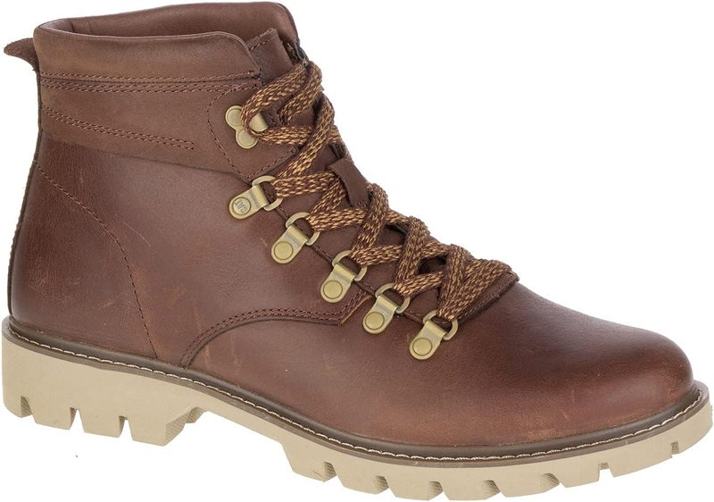 Caterpillar Men's Basis Leather Ankle Boots with Synthetic Rubber Sole - Image 2
