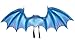 Himine Childrens Cartoon Dragon Mask Wings set Childrens day Halloween Christmas Party Performance Props Blue - Image 2