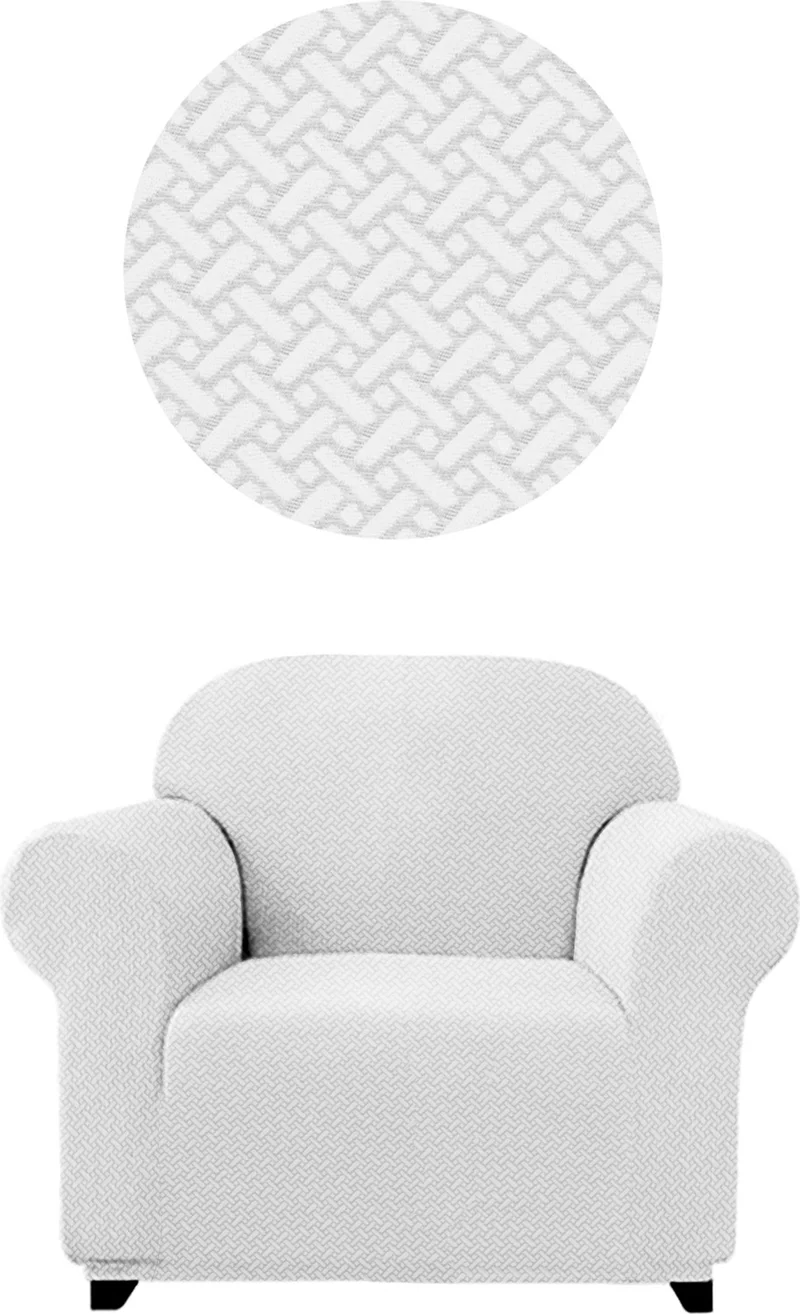 الجيار Wicker Pattern Lycra Fabric for Armchair, Sofa, Sofa Bed Cover, Flexible Armchair (Armchair)