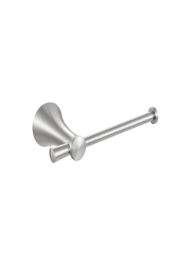 PARLOS Brass Toilet Paper Holder Tissue Roll Hanger for Bathroom & Kitchen Wall Mounted with Screws, Brushed Nickel - Image 1