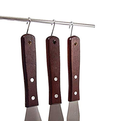 Acronde 4PCS Straight Cake Icing Spatula Set 4” 6” 8” 10” Professional Stainless Steel Cake Decorating Frosting Spatulas with Wooden Handle (Straight) - Image 5
