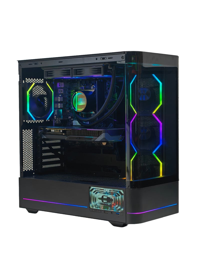 AMD Gaming PC Ryzen 7 7700 | AMD RX 6800 16GB | RAM 16GB DDR5 | SSD NVMe 1TB | Liquid Cooler 240mm | Win 11 Pro | 1 Year Warranty - Image 1