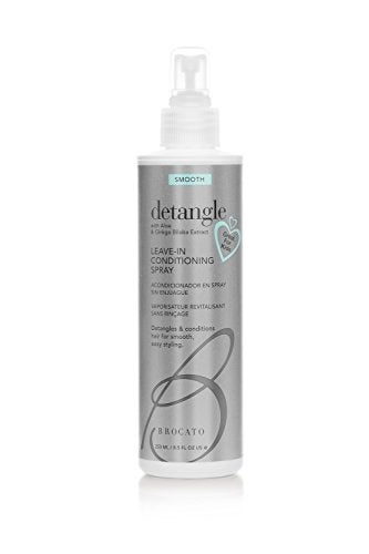 Brocato Detangle Leave In Conditioner Spray: Hair Detangler & Conditioning Spray for Women to Smooth Hair, Tame Frizz & Provide Sun & Heat Protection - Detangling Products for All Hair Types - 8.5 Oz