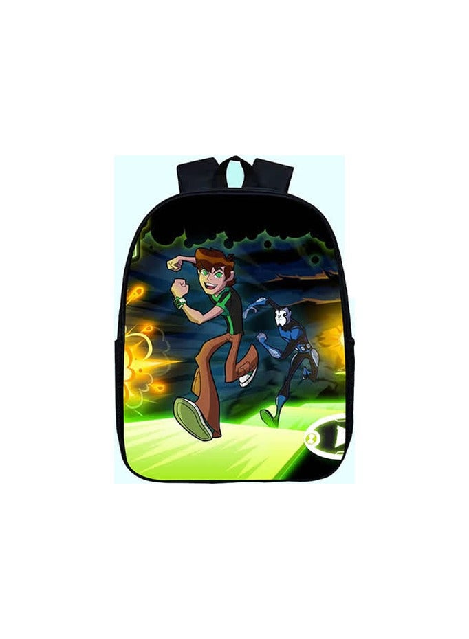 Hot-selling teenager hacke schoolbag ben10 primary and secondary school students backpacks saddle bag pen bag three-piece set new,5-Sathlet 