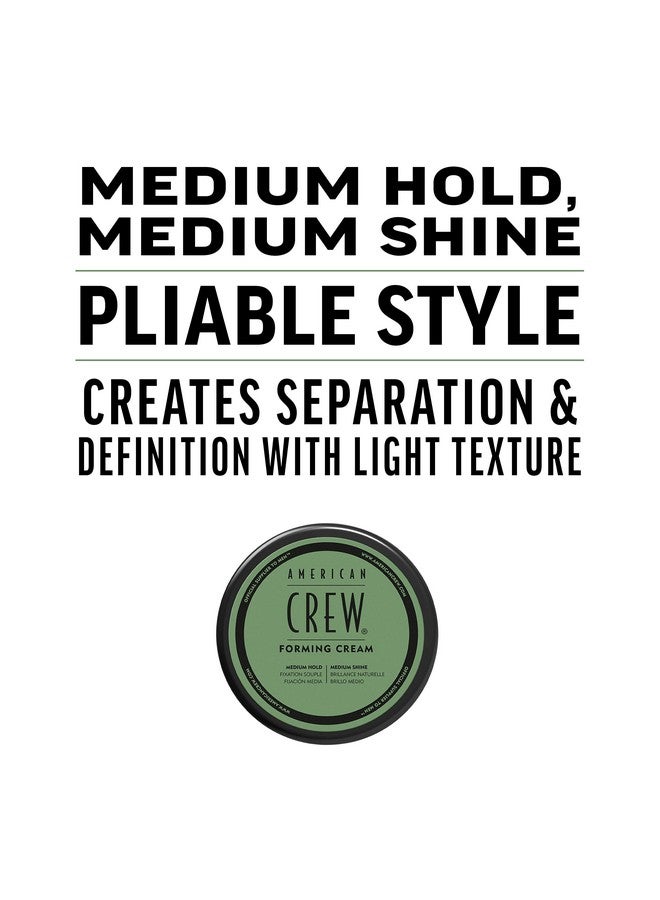 AMERICAN CREW Men'S Hair Forming Cream (Old Version) Like Hair Gel With Medium Hold & Medium Shine 3 Oz (Pack Of 1) - Image 5