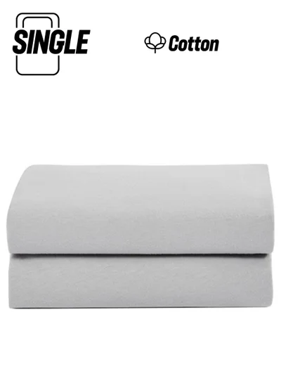 Snuz Pack of 2 Crib Fitted Sheets, Design Ed To Fit Pod Bedside Cribs, 100% Cotton, Infant And Baby, Pattern Grey, Fitted Sheet Size - 44 X 80Cm