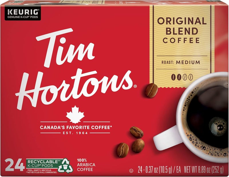 Tim Hortons Original Blend Single Serve Coffee Cups, 24 Count - Image 2