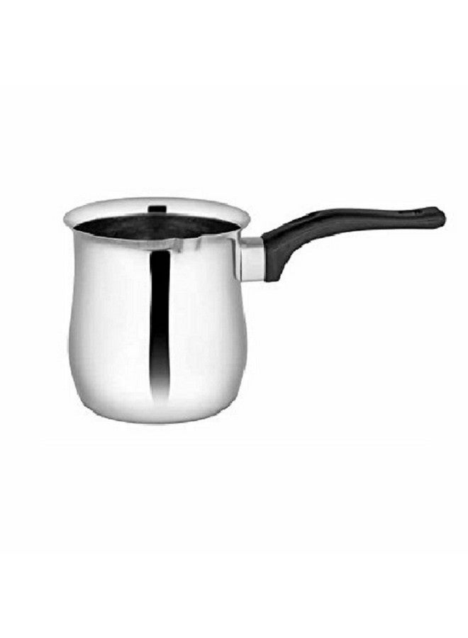 Dynore Stainless Steel Milk/Coffee/Tea Warmer Maker Pot/Pan, with Bakelite Handle (720 ml Silver) - Image 2