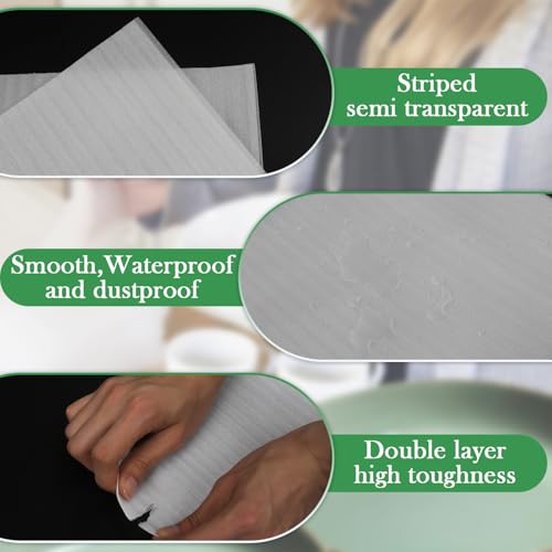 Lainrrew 80 Pack Foam Pouches, 4 Sizes Thick Cushion Wrap Pouches Foam Wrap Sheets Packing Pouches Against Chipping & Breakage for Packing, Moving (12 × 11'',7.9 × 12'',7.1 × 7.9'',7.9 x 9.8'') - Image 3