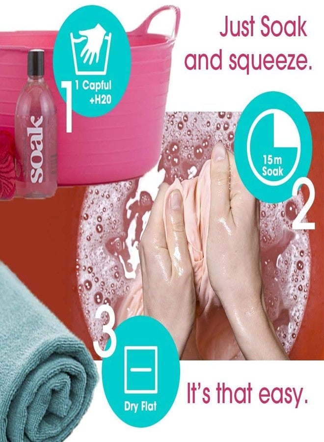 SoakBox - Soak Laundry Soap & Eco Wash Bag Set - 90 mL / 3 fl. oz Eco-Friendly Soap and 16 Inch Circle 100% Recycled RPET Wash Bag (Scentless) - Image 2