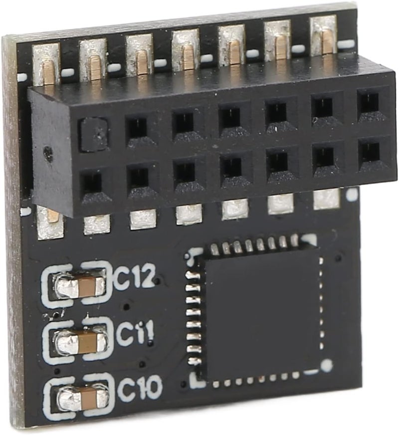ASHATA 14Pin SPI TPM 2.0 Encryption Security Module for, SPI TPM Module for OS, Standalone Crypto Processor, Prevent Unauthorized Access, Designed for 11 - Image 2