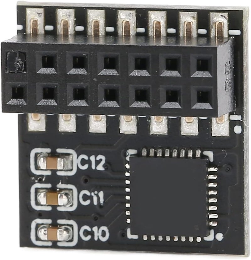 ASHATA 14Pin SPI TPM 2.0 Encryption Security Module for, SPI TPM Module for OS, Standalone Crypto Processor, Prevent Unauthorized Access, Designed for 11 - Image 1