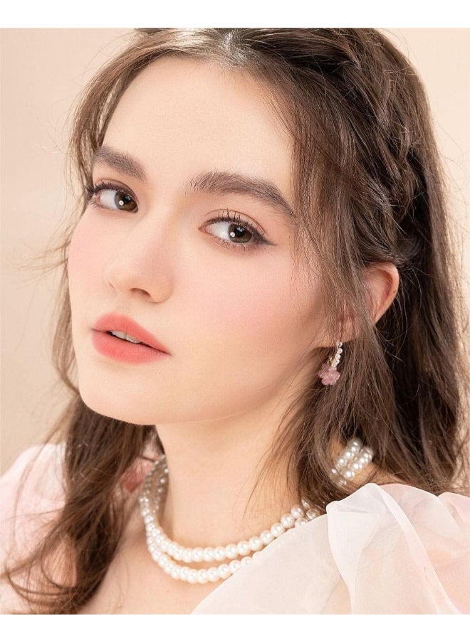 Flower Knows Strawberry Rococo Embossed Series Powder Blush 5g 02 Pure Rhyme  - Image 5