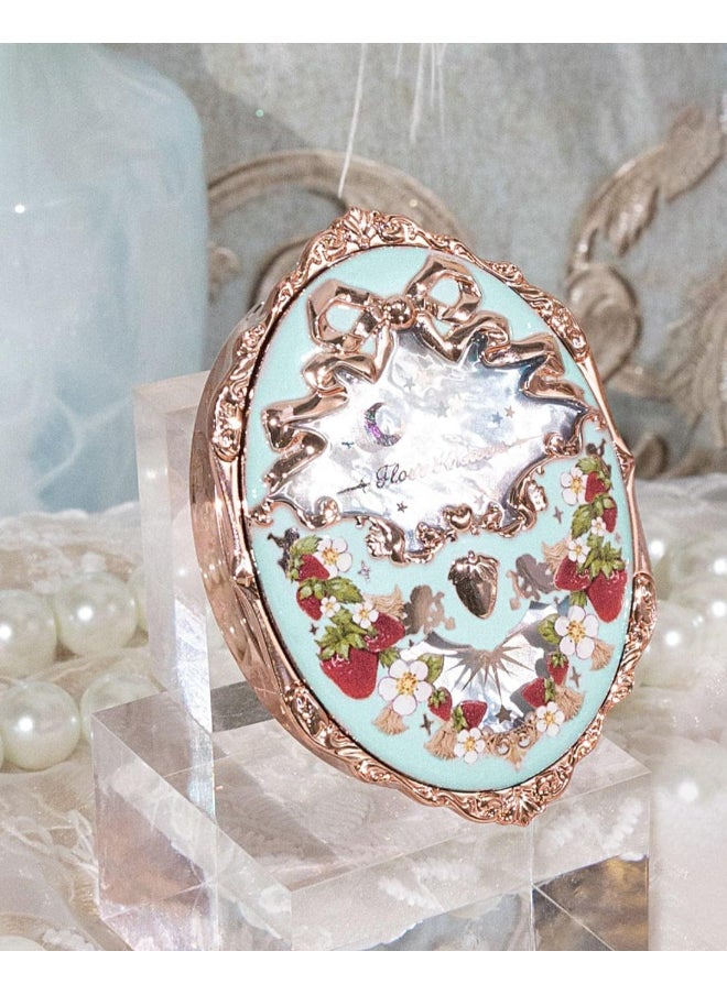Flower Knows Strawberry Rococo Embossed Series Powder Blush 5g 02 Pure Rhyme  - Image 2
