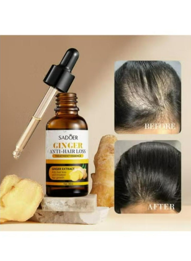 Hair Growth Serum Ginger Essence Hair Care Oil 30 ML