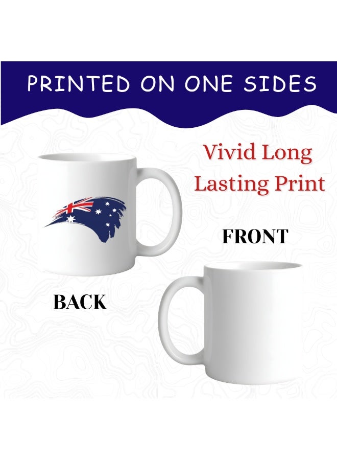 Australia Day White Ceramic Mug-Coffee Mug-11 Oz - Image 2