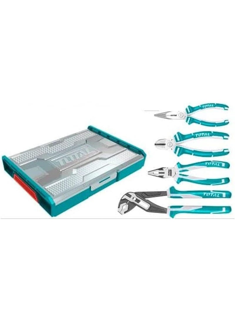 TOTAL 4-piece pliers set with plastic bag - Total - THKTV02P041