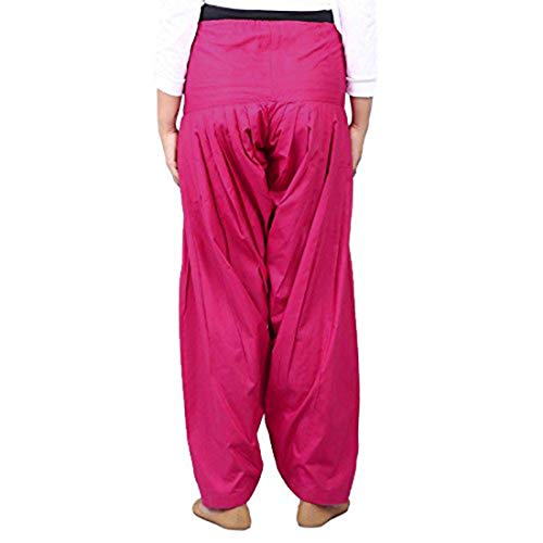 ANARO Rani Cotton Patiala Salwar(Pant) for Women (Size 48W X 39L) - Image 4