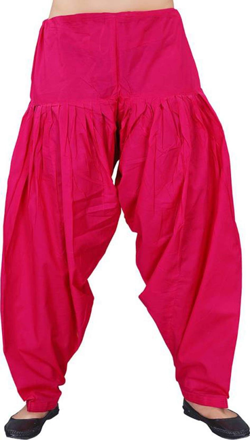 ANARO Rani Cotton Patiala Salwar(Pant) for Women (Size 48W X 39L) - Image 1