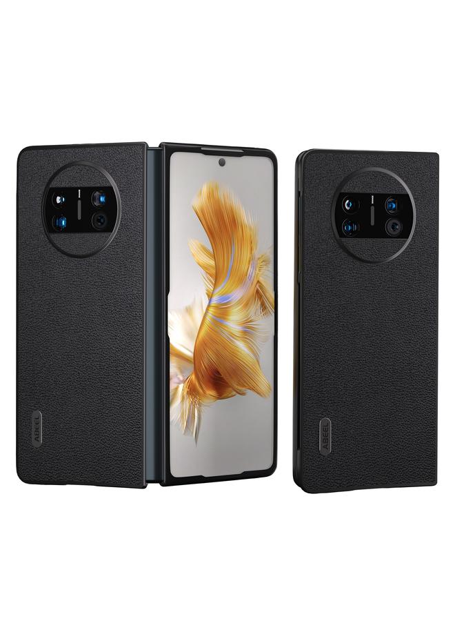 اس-توب جراب لهاتف Huawei Mate X3 من الجلد الطبيعي من سلسلة Luolai - Image 1